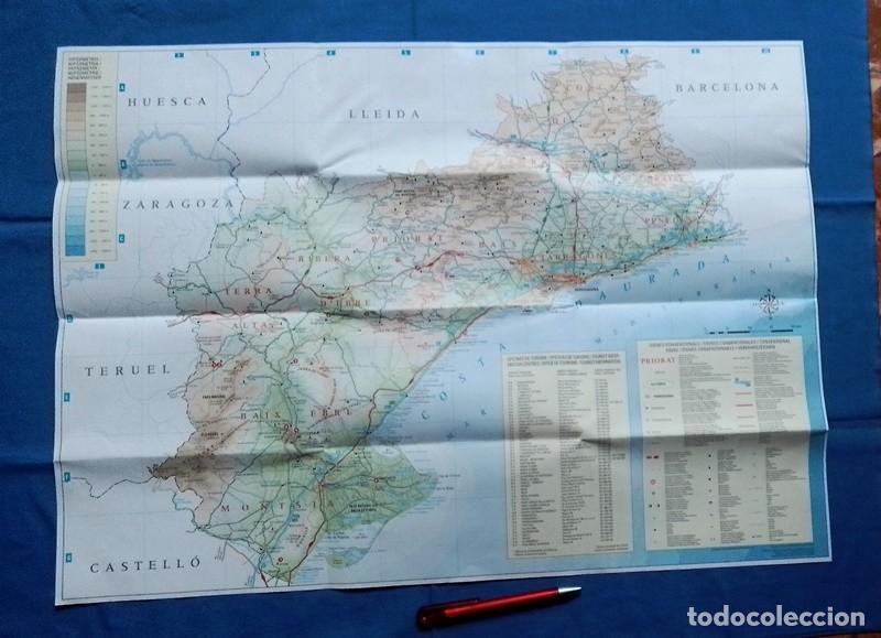 Tourismusbrosch&uuml;ren: Folleto mapa tur&iacute;stico Costa Daurada Tarragona