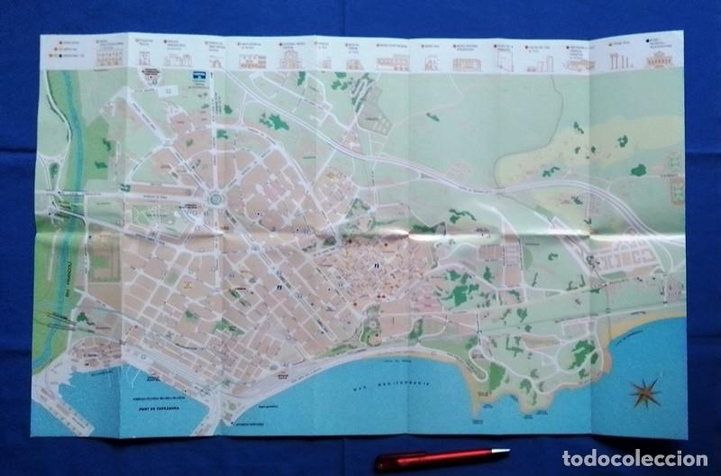 Tourismusbrosch&uuml;ren: Folleto mapa plano tur&iacute;stico de Tarragona
