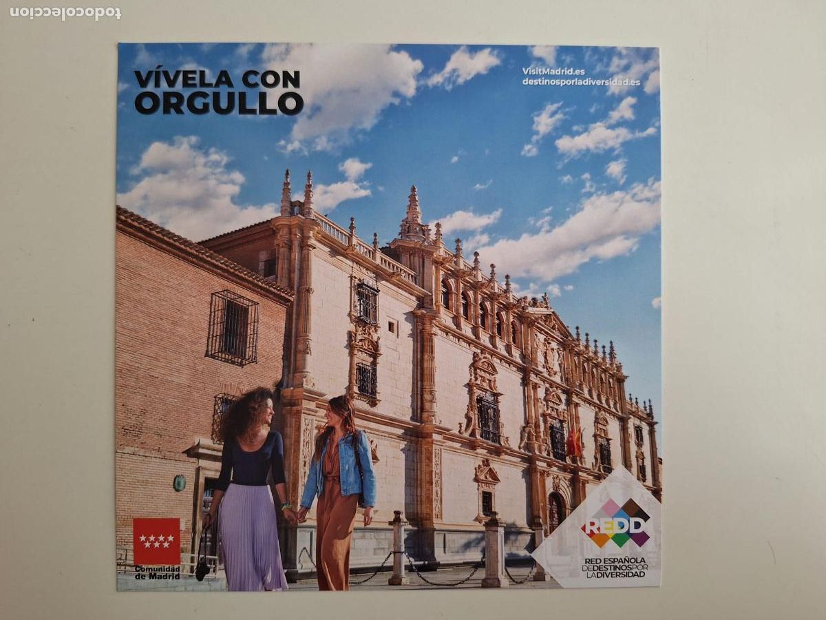 Folletos de turismo: Tarjeta Turismo LGTBIQ+ Comunidad de Madrid Red Espa&ntilde;ola de Destinos por la Diversidad