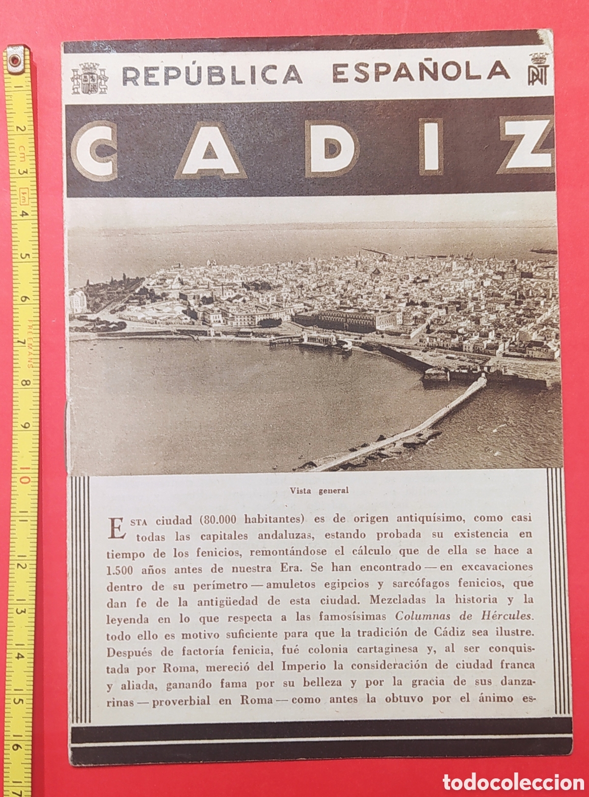 Brochures de tourisme: CALLEJERO DE LA REPUBLICA CADIZ