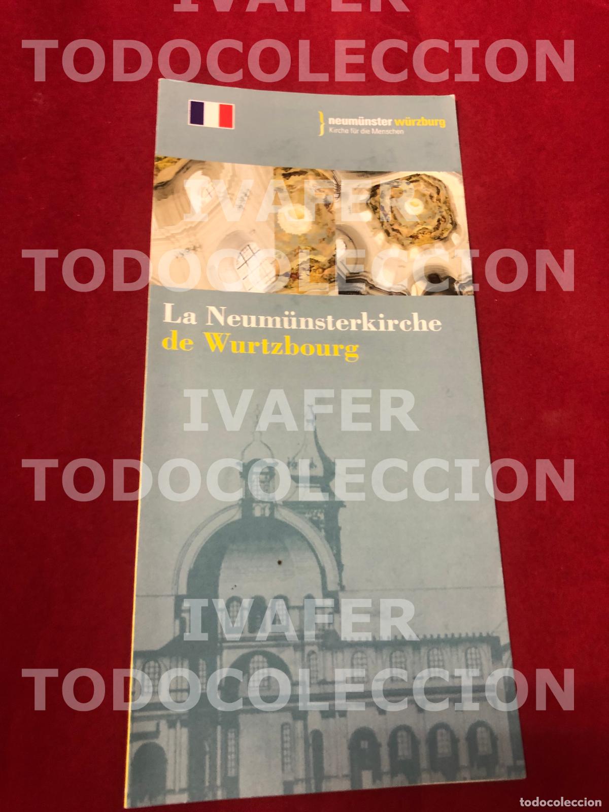 Folhetos de turismo: FOLLETO IGLESIA DE NEUMUNSTER EN WURZBURGO, ALEMANIA. NEUMUNSTERKIRCHE WURZBURG