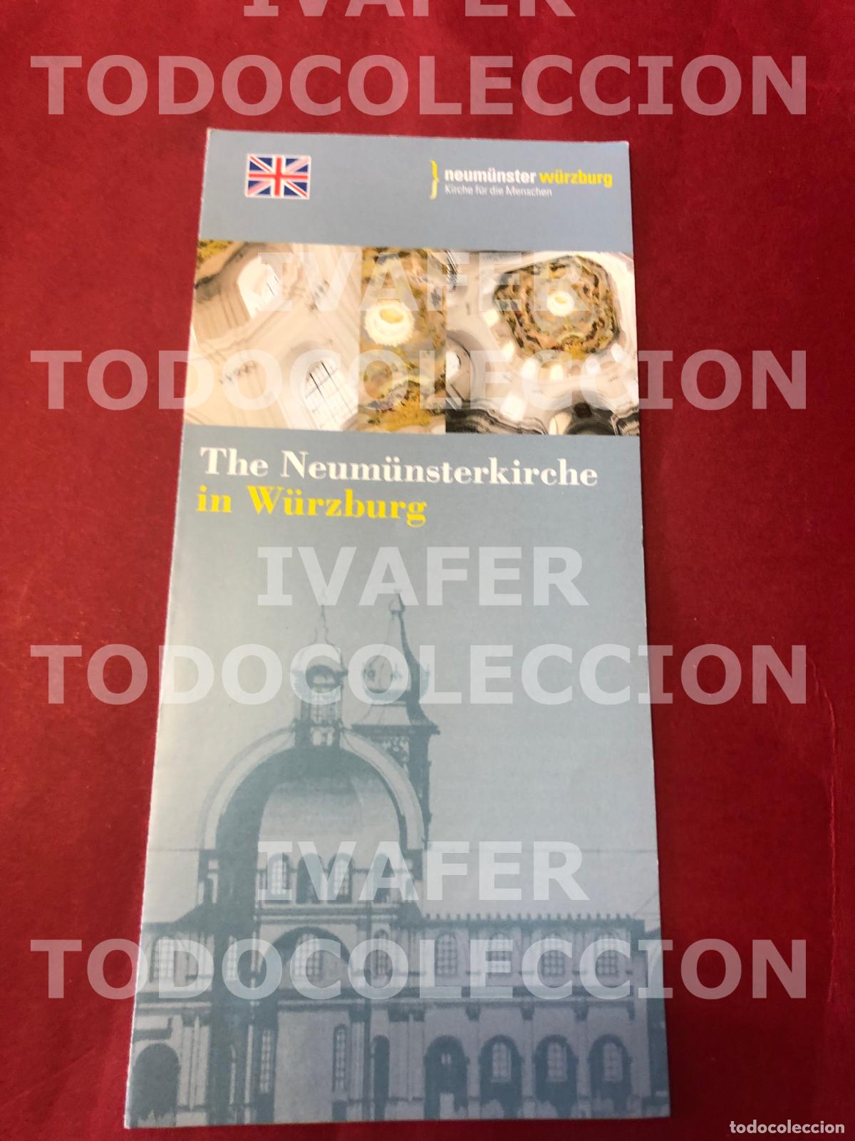 Folletos de turismo: FOLLETO IGLESIA DE NEUMUNSTER EN WURZBURGO, ALEMANIA. NEUMUNSTERKIRCHE WURZBURG