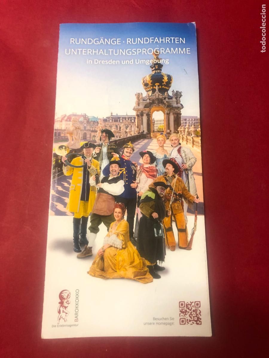 Travel Brochures: FOLLETO TURISTICO TOURS CULTURALES TURISTICOS EN LA CIUDAD DE DRESDEN Y ALREDEDORES