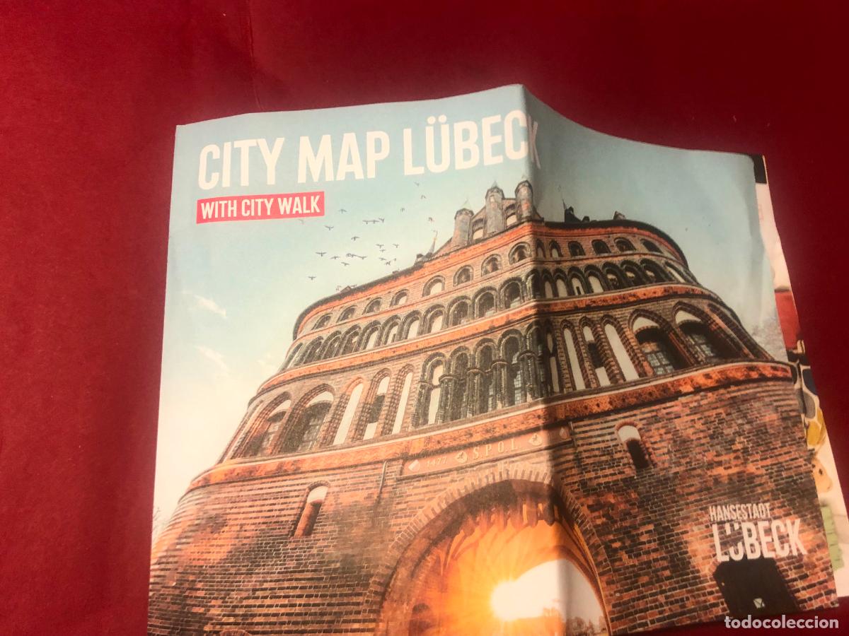 Folletos de turismo: FOLLETO TURISTICO CON MAPA DE LUBECK, ALEMANIA, CON DESCRIPCION MONUMENTOS EN INGLES