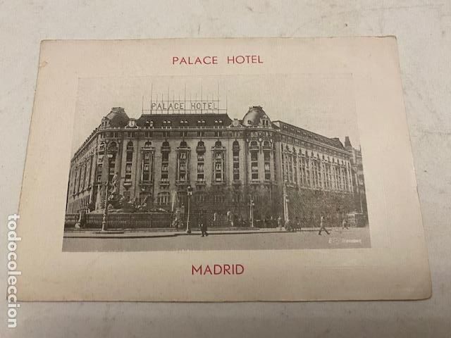 Brochures de tourisme: Palace Hotel. Madrid.. 1933. Folleto con precios