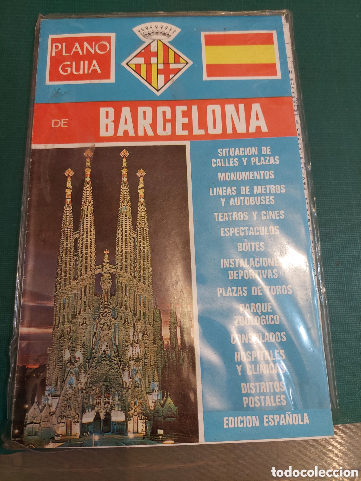 Brochures de tourisme: PLANO GUIA BARCELONA