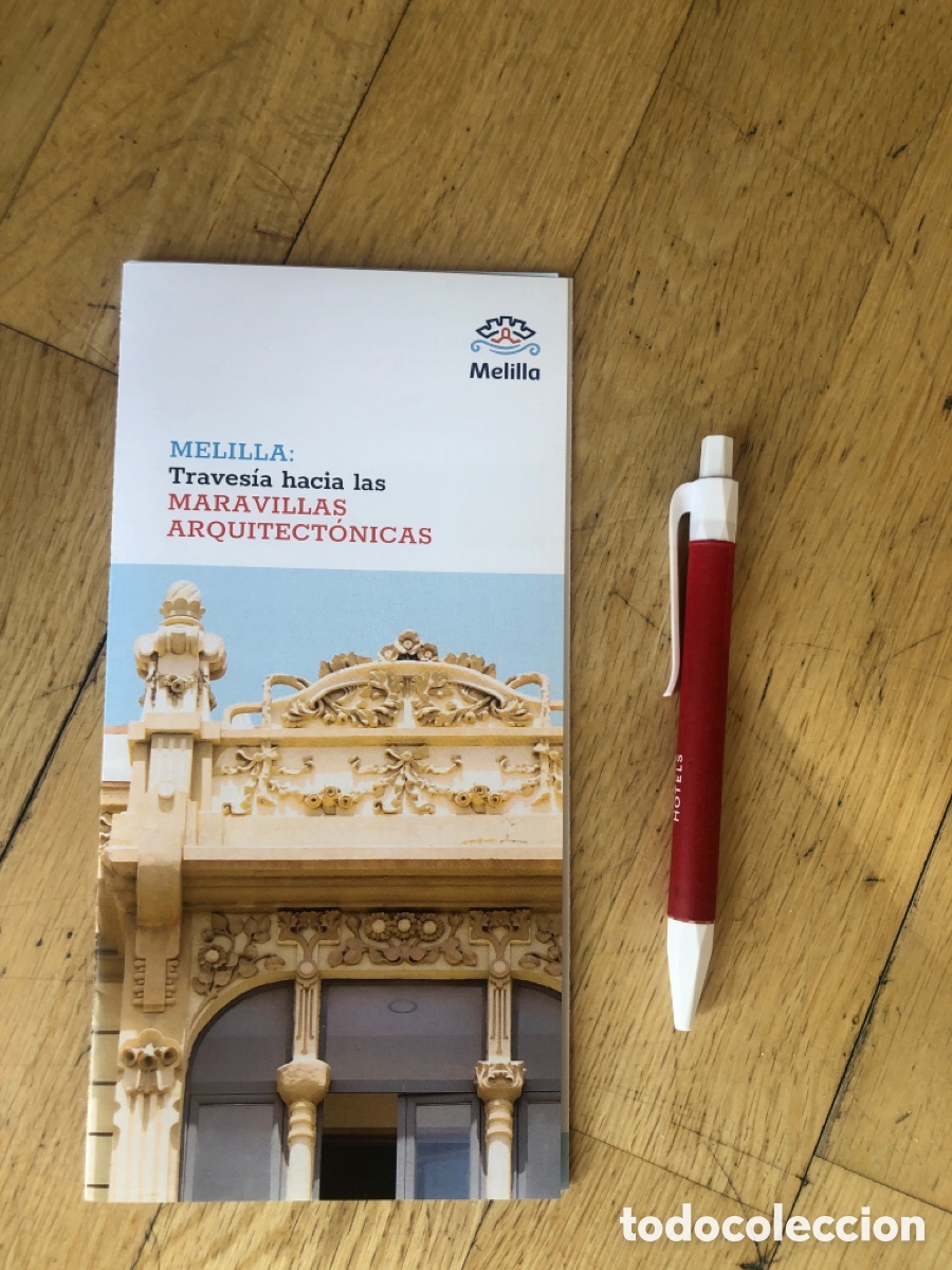 Brochures de tourisme: Melilla. Traves&iacute;a hacia las maravillas arquitect&oacute;nicas. Folleto de turismo. ASM