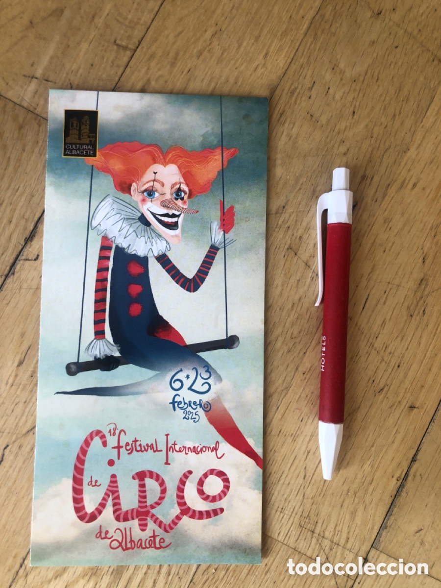 Brochures de tourisme: Tr&iacute;ptico 18 Festival de Circo d Albacete. 2025. ASM
