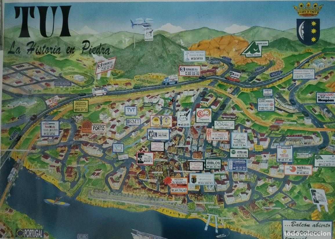 Tourismusbrosch&uuml;ren: TUY &ldquo;La historia en piedra&rdquo; mapa plano tur&iacute;stico gran Tama&ntilde;o