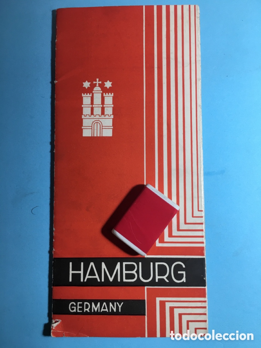 Brochures de tourisme: 50/60&rsquo;s ca. FOLLETO MUCHA FOTO B/N HAMBURG GERMANY HAMBURGO ALEMANIA ANTIGUO TRASATL&Aacute;NTICO ETC.