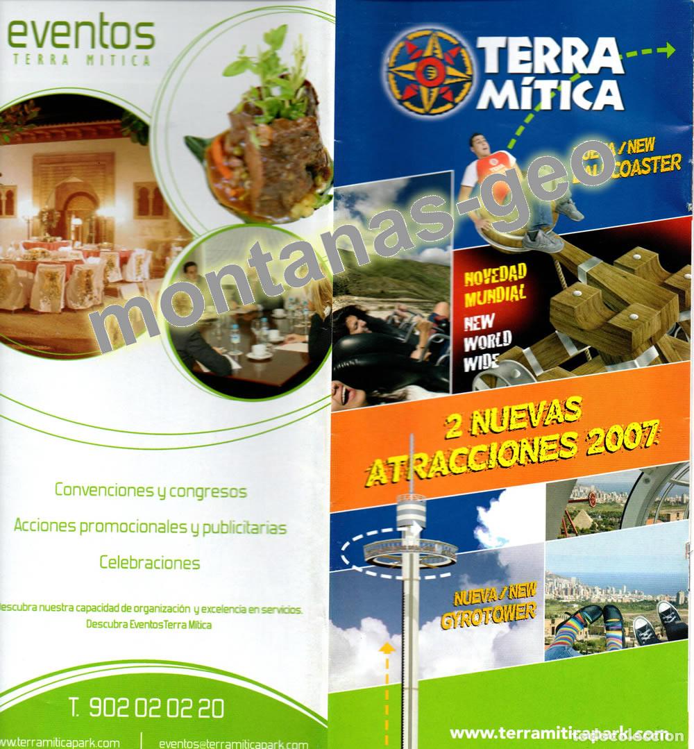 Travel Brochures: Raro Flyer Terra M&iacute;tica 2007 &ndash; Mapa, Novedades y Calendario