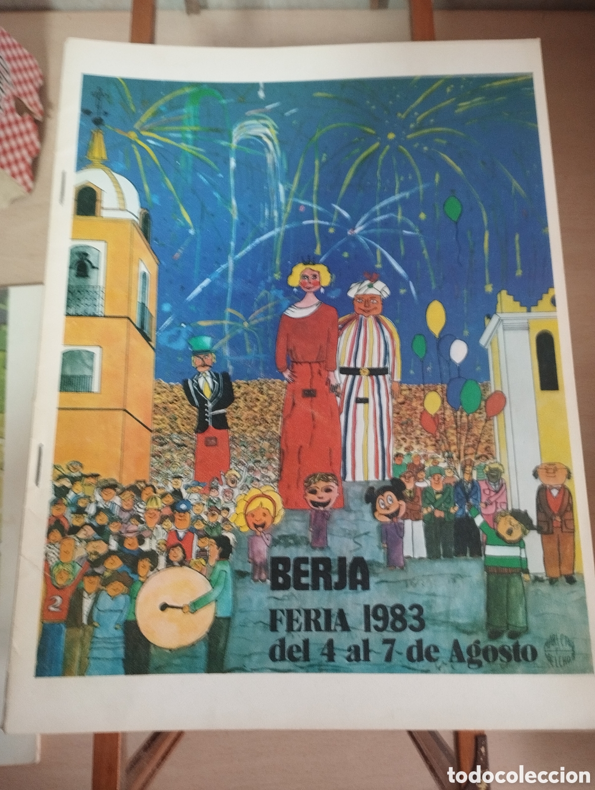 Folletos de turismo: PROGRAMA FERIA DE BERJA -ALMERIA 1983 - Foto 1