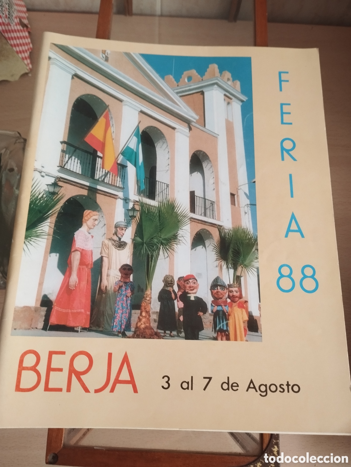 Folletos de turismo: PROGRAMA FERIA DE BERJA -ALMERIA 1988 - Foto 1