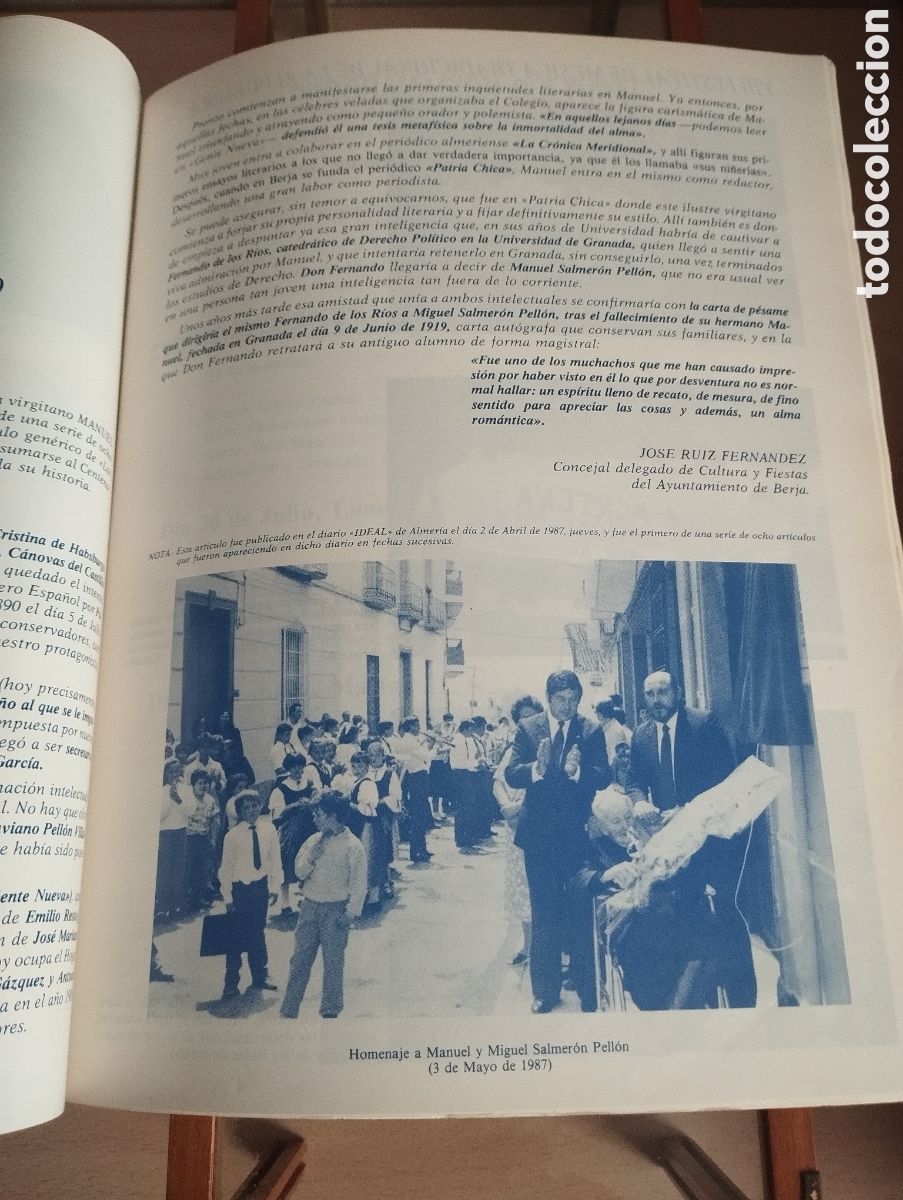 Folletos de turismo: PROGRAMA FERIA DE BERJA -ALMERIA 1990 - Foto 5