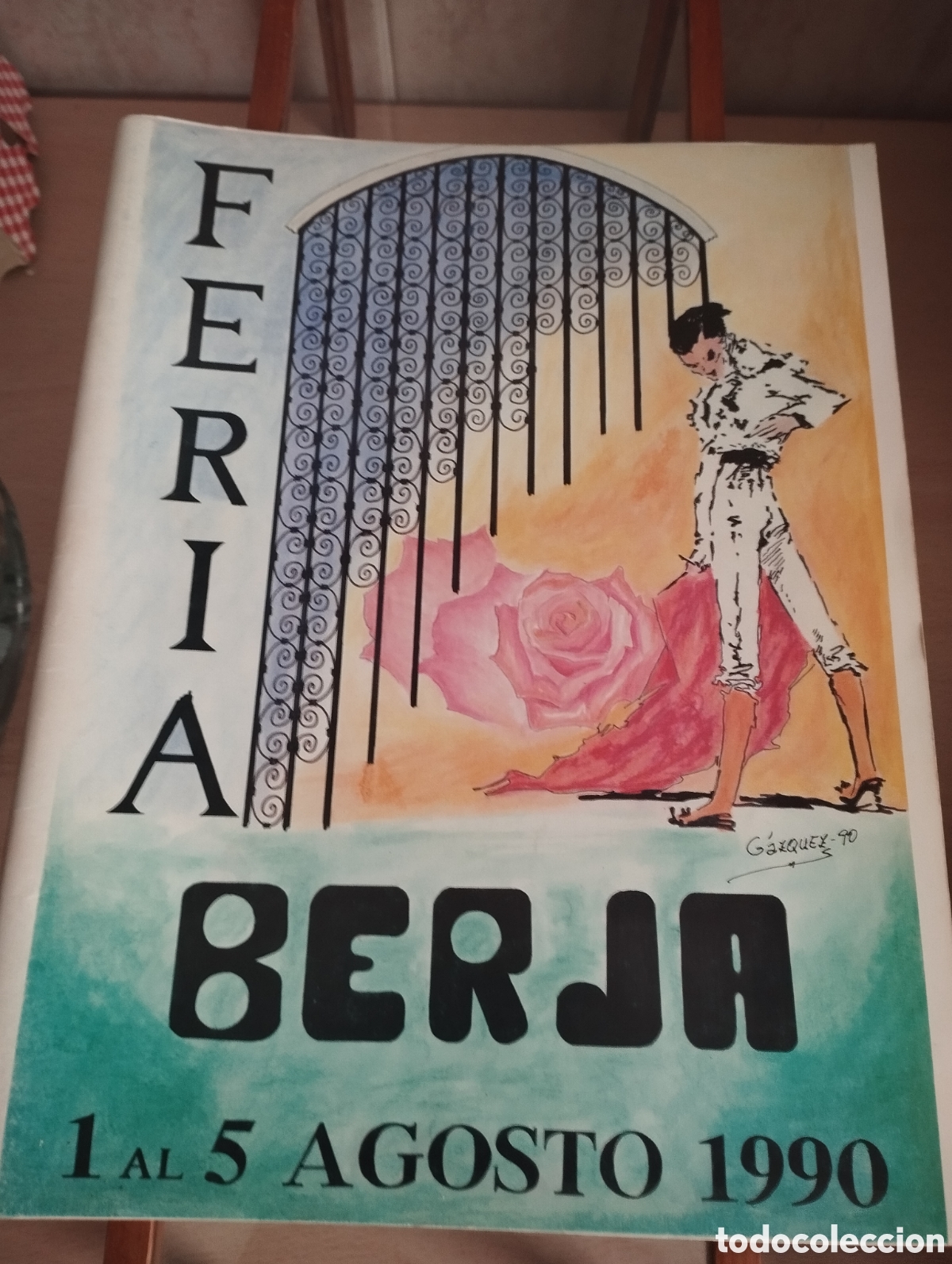 Folletos de turismo: PROGRAMA FERIA DE BERJA -ALMERIA 1990 - Foto 1