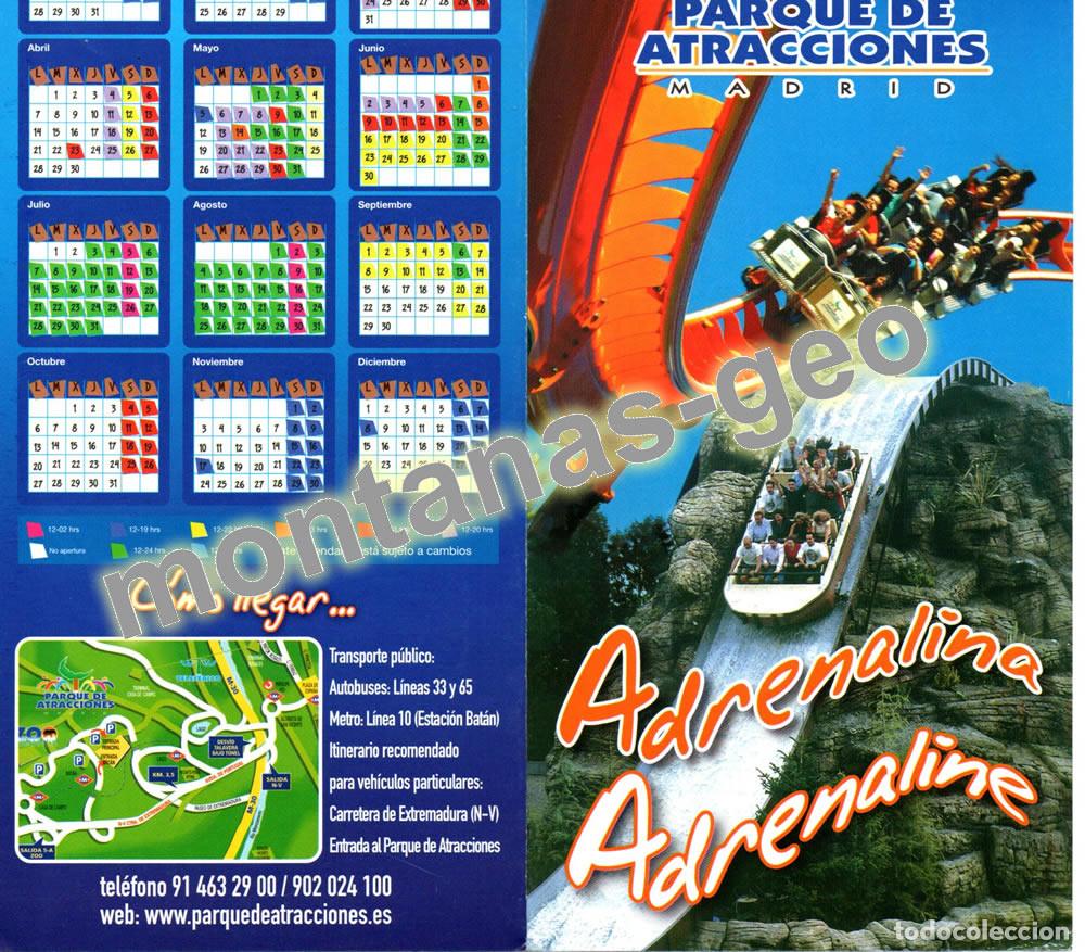 Travel Brochures: Flyer Parque de Atracciones de Madrid 2008