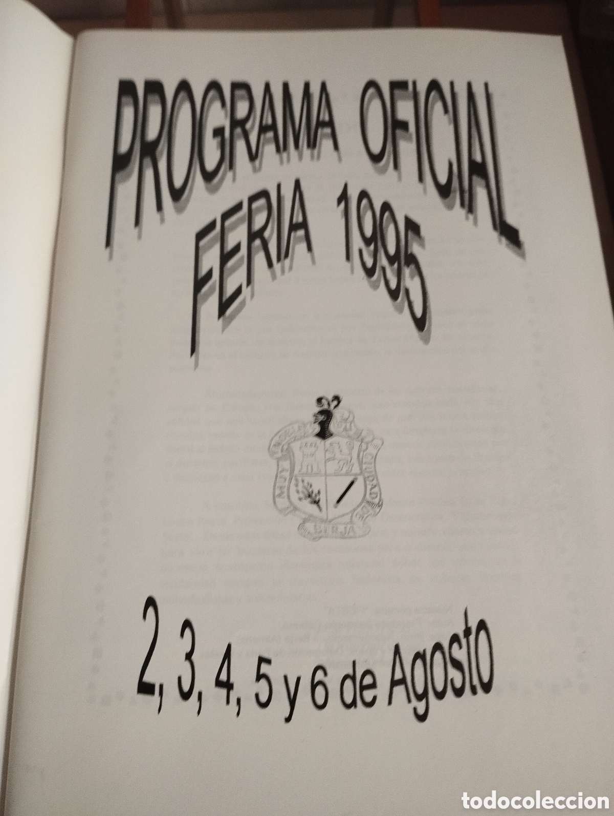 Folletos de turismo: PROGRAMA FERIA DE BERJA -ALMERIA 1995 - Foto 2