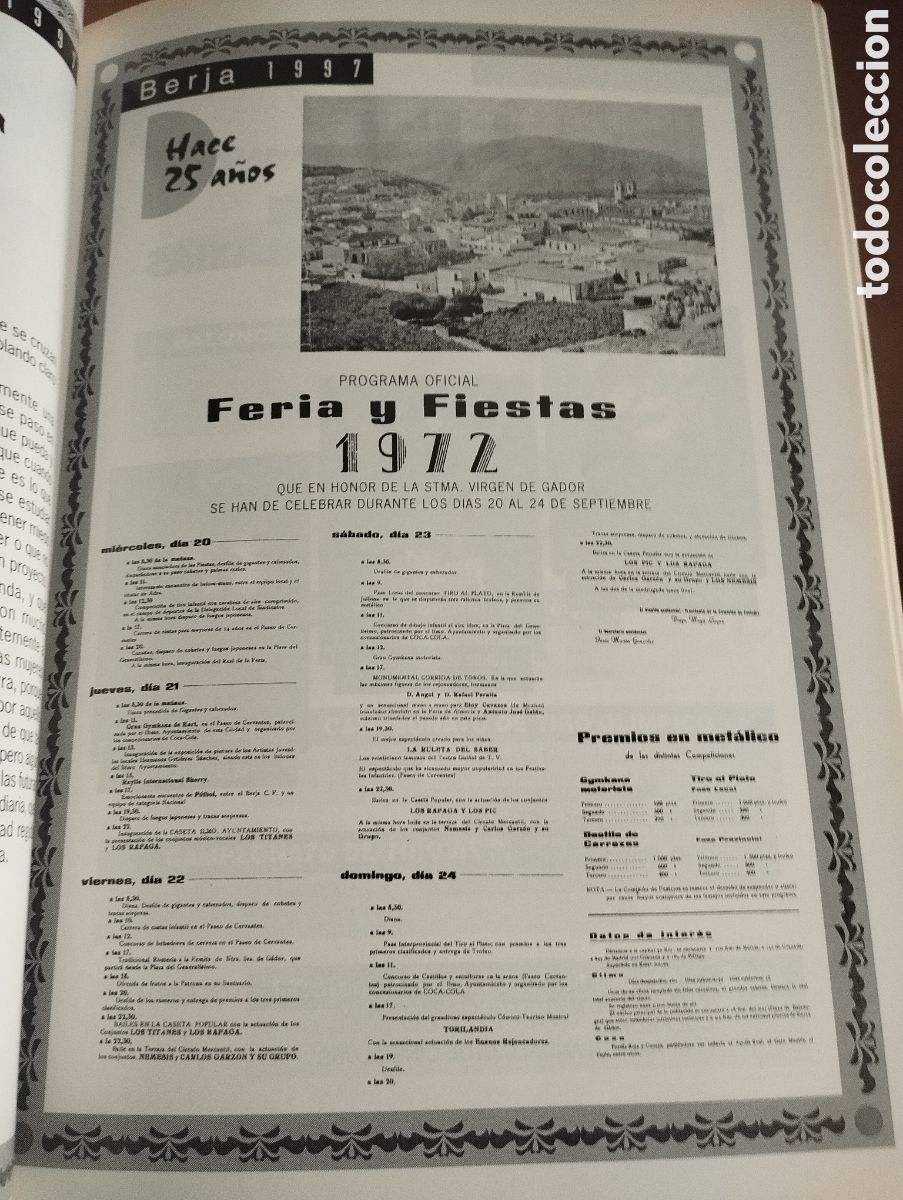 Folletos de turismo: PROGRAMA FERIA DE BERJA -ALMERIA 1997 - Foto 4