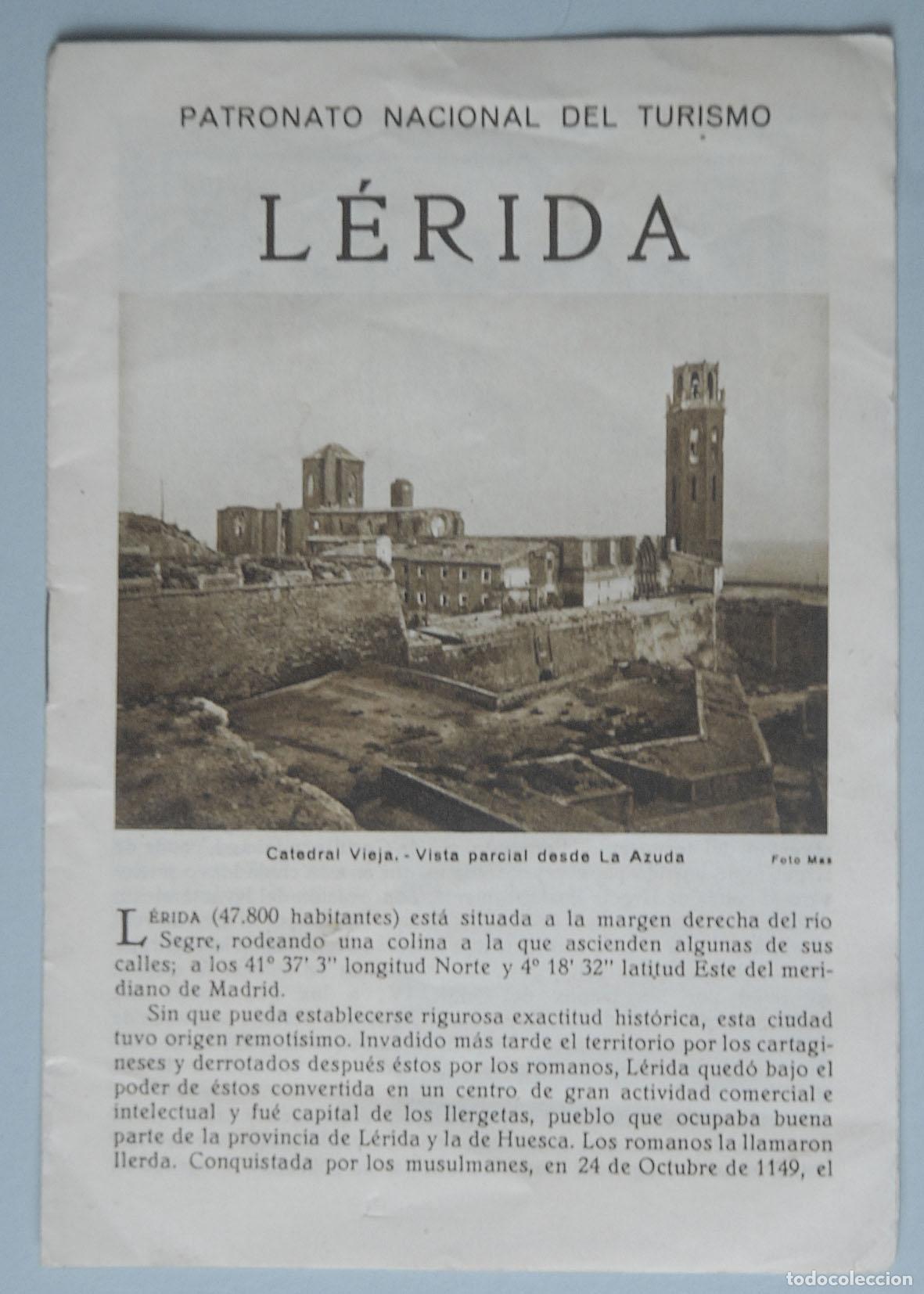 Brochures de tourisme: L&Eacute;RIDA - PATRONATO NACIONAL DEL TURISMO