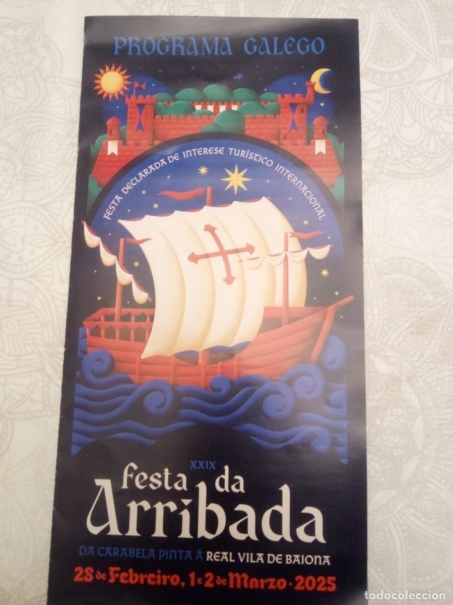 Travel Brochures: Folleto Prpgrama Fiesta de la Arribada Bayona 2025