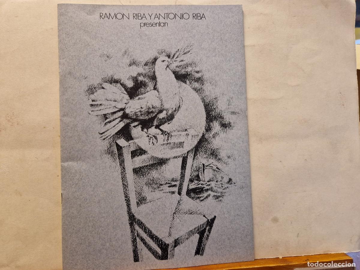 Travel Brochures: RAMON RIBA Y ANTONIO RIBA. PRESENTAN EL DILUVIO QUE VIENE.