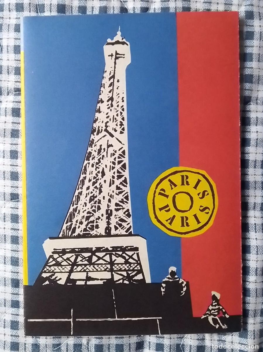 Travel Brochures: ANTIGUO FOLLETO TUR&Iacute;STICO O SIMIL 1957 CON MAPA MAP CARTE DE PAR&Iacute;S FRANCIA FRANCE..METRO..PLEGABLE..