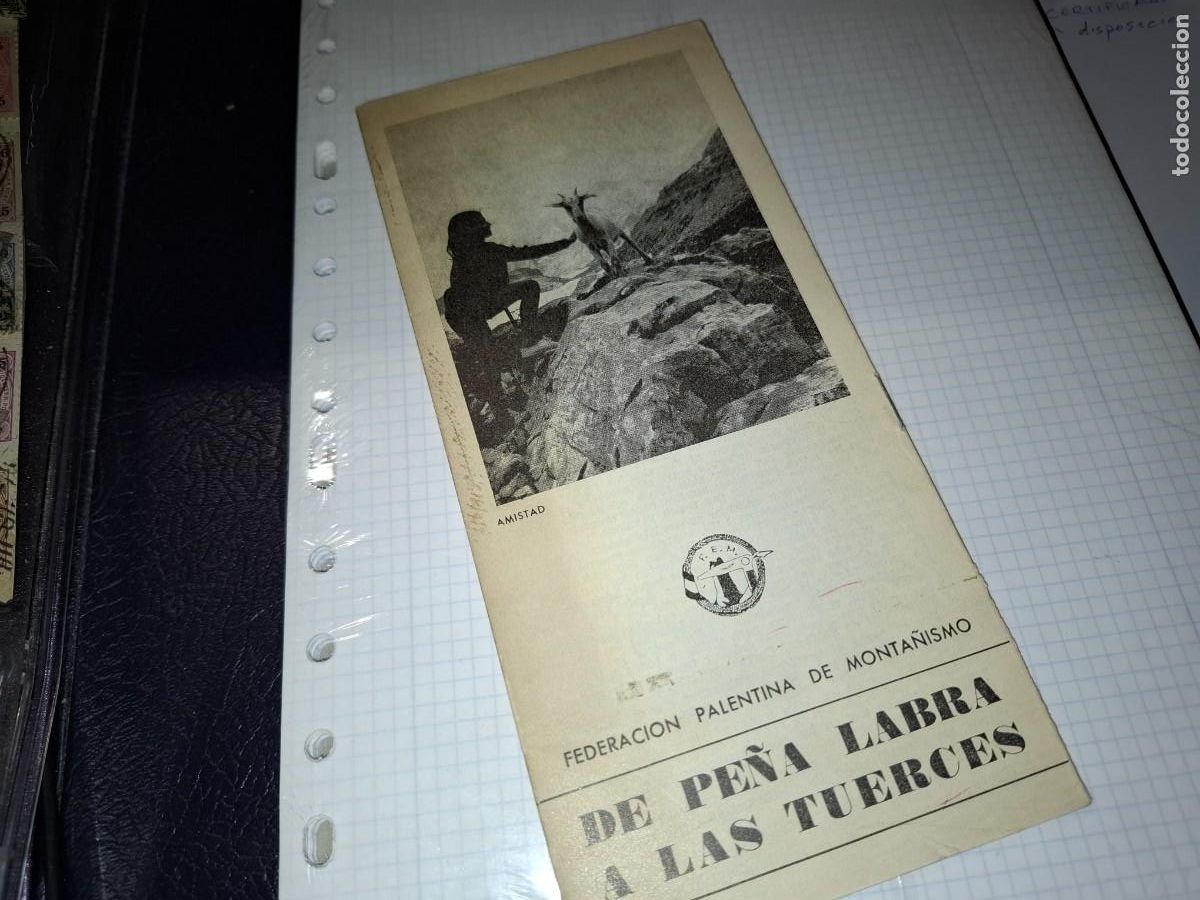 Travel Brochures: Folleto Turismo. De Pe&ntilde;a labra a las tuerces, federaci&oacute;n palentina de monta&ntilde;ismo.