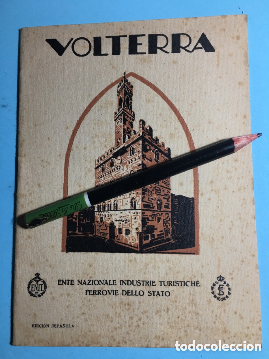 Folhetos de turismo: 40&rsquo;s ca. VALTERRA ITALIA (ed. espa&ntilde;ola) ENTE NAZIONALE INDUSTRIE TURISTICHE FERROVIE DELLO STATO