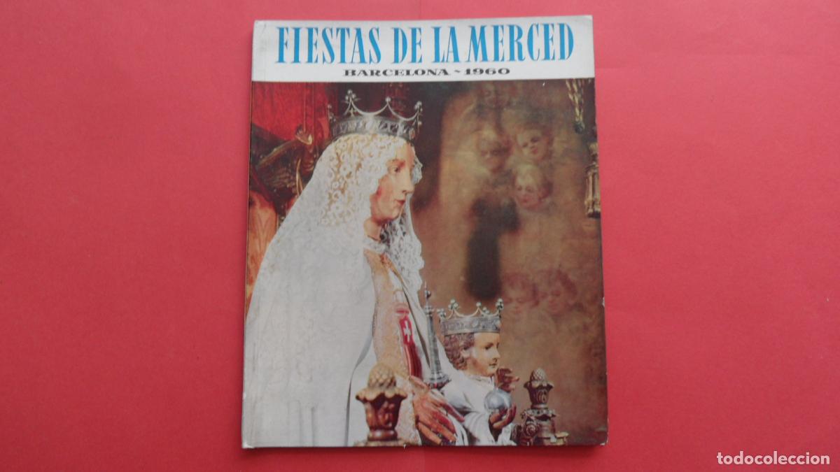 Travel Brochures: PROGRAMA FIESTAS DE LA MERCE MERCED BARCELONA 1960 - 24 PAGINAS - 17 X 21 CM