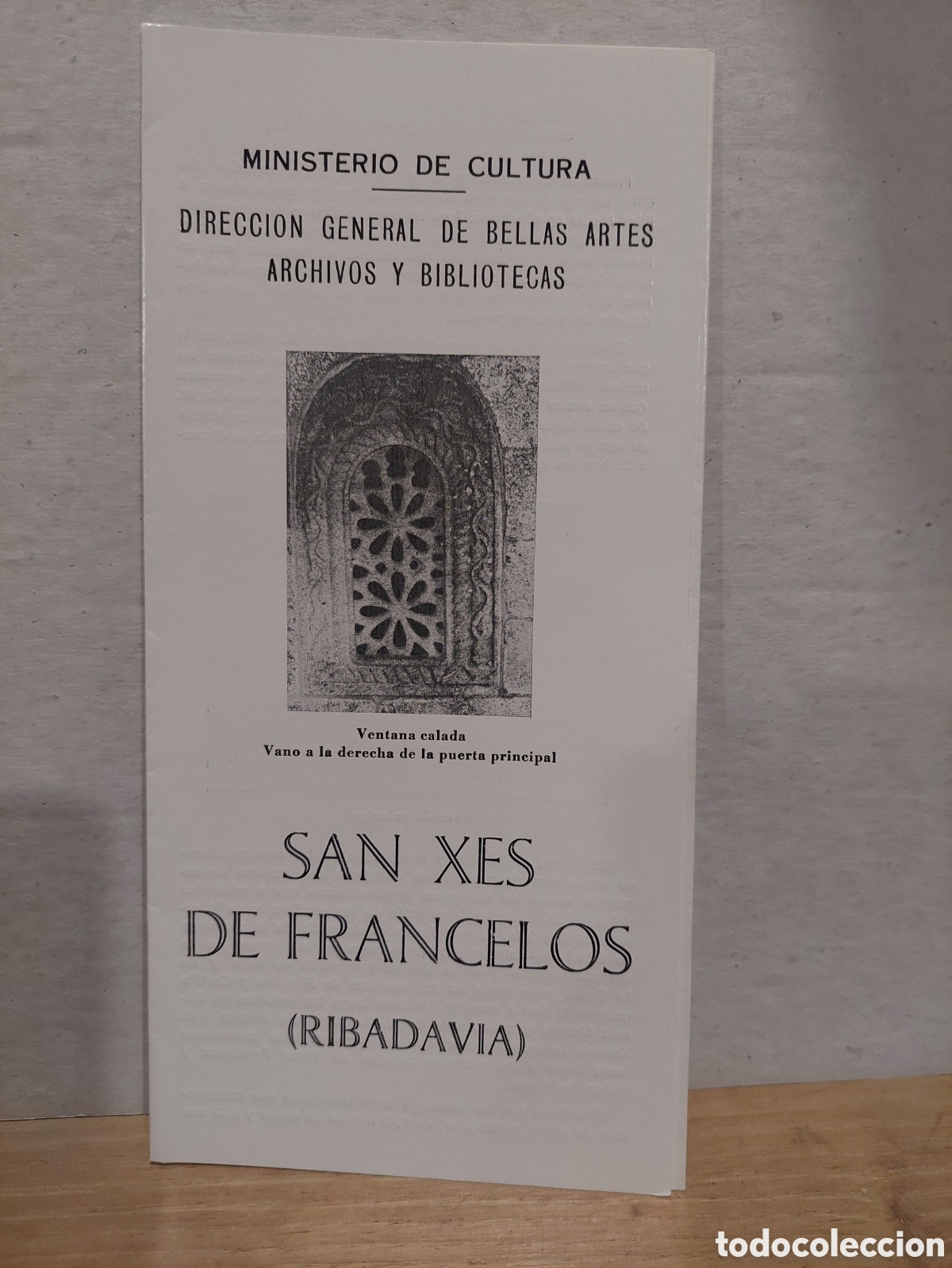 Folhetos de turismo: OURENSE RIBADAVIA SAN XES DE FRANCELOS 1983 CULTURA