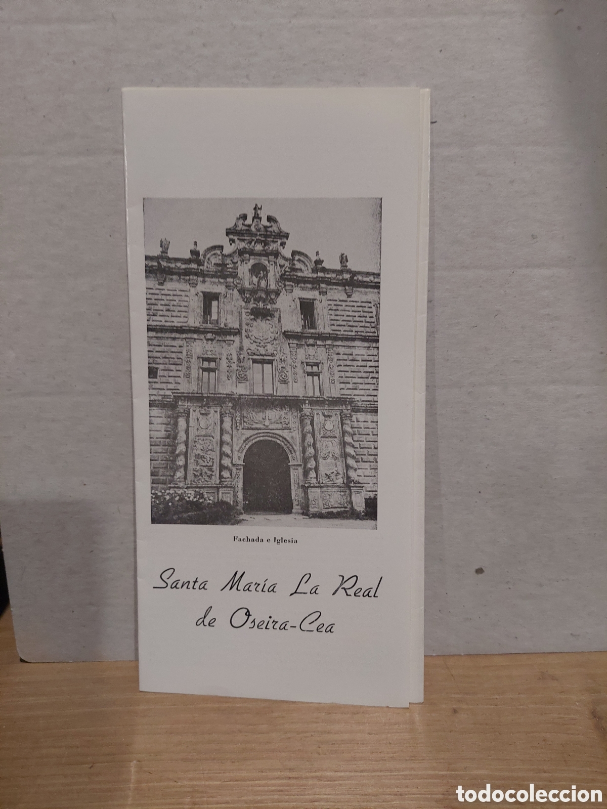 Folhetos de turismo: OURENSE Snta Maria la Real de osera cea orense 1985