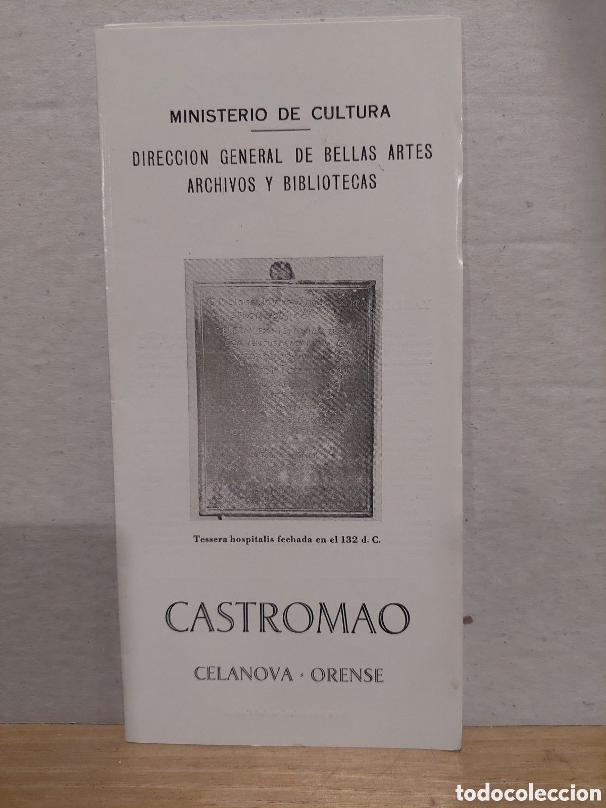 Folletos de turismo: Ourense castro Mao celanova 1983