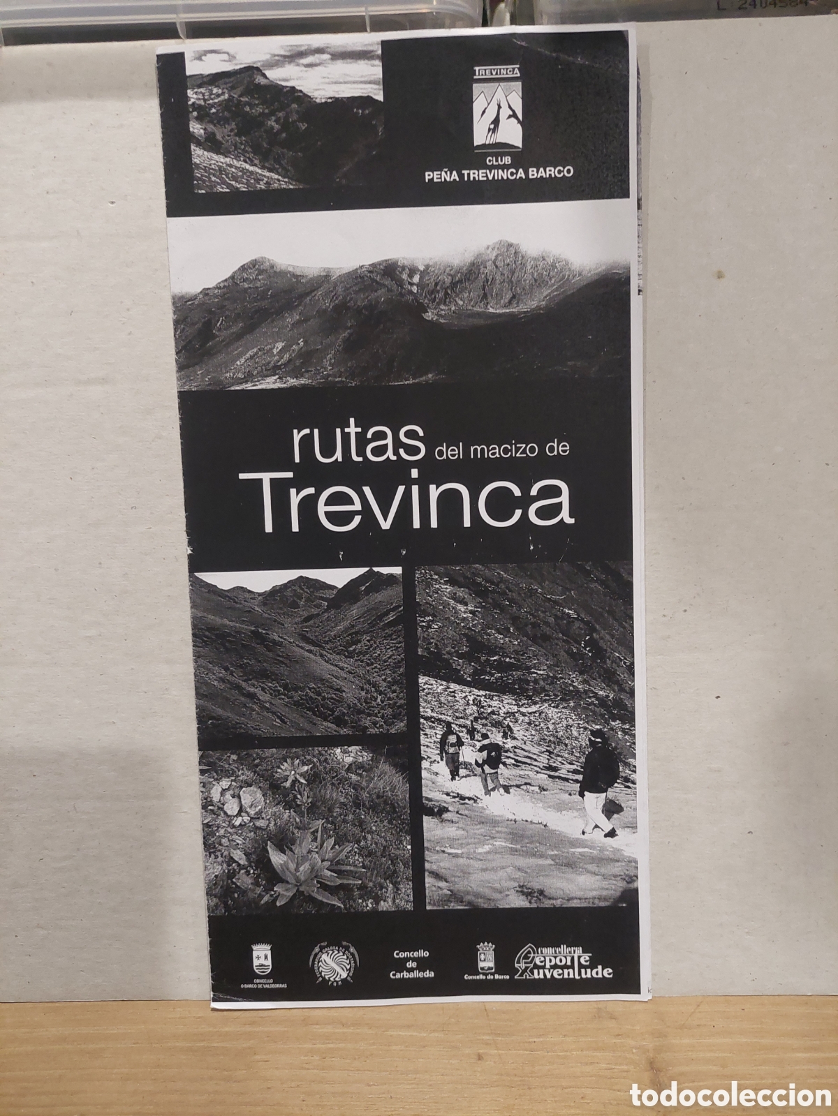 Folletos de turismo: OURENSE RUTAS MACIZO TREVINCA CONCELLO CABALLEDA PLANO