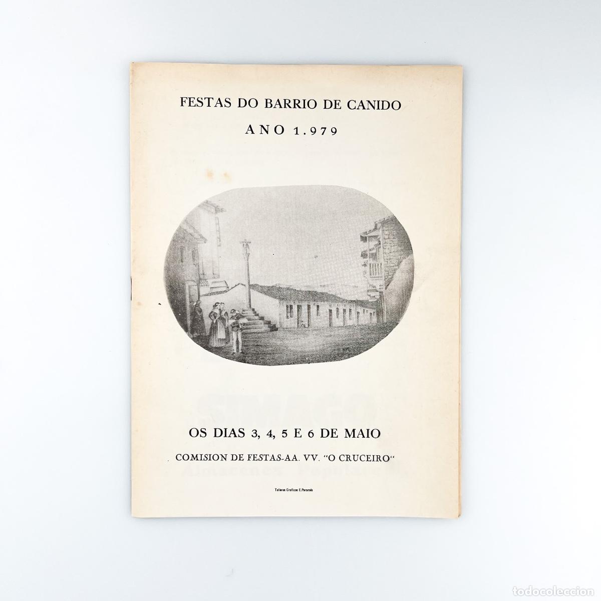 Brochures de tourisme: Festas do Barrio de Canido 1979