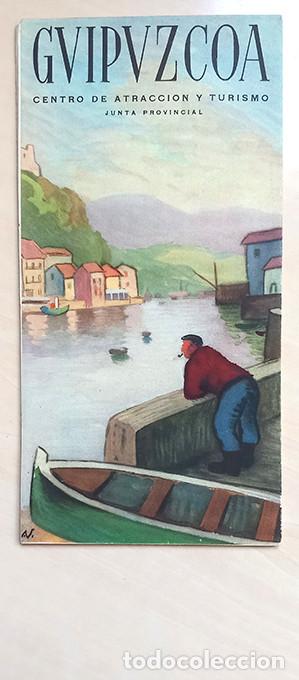 Brochures de tourisme: Guip&uacute;zcoa. Centro de atracci&oacute;n y turismo. Junta provincial