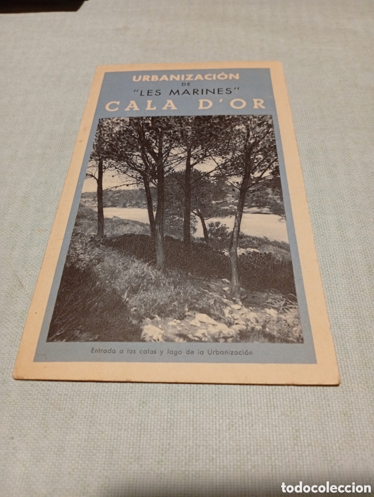 Travel Brochures: Folleto antiguo urbanizaci&oacute;n de Les Marines Cala D,or Mallorca 1935
