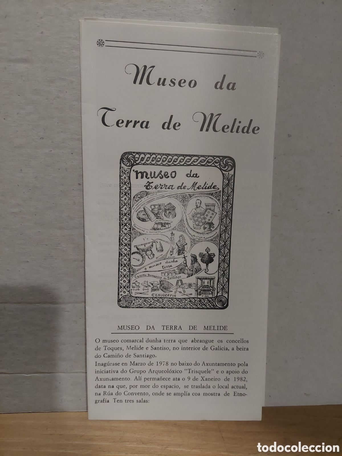 Folletos de turismo: DIPTICO MUSEO DA TERRA DE MELIDE - Foto 1