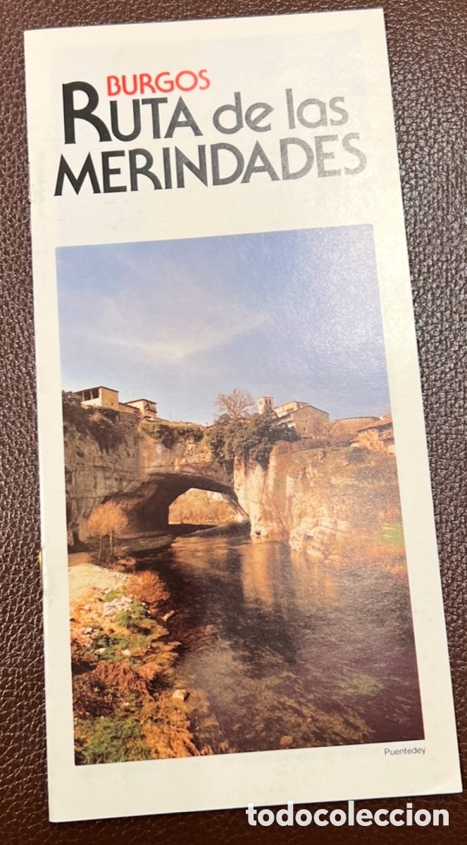 Travel Brochures: Folleto. Burgos. Ruta de las Merindades. 1990.