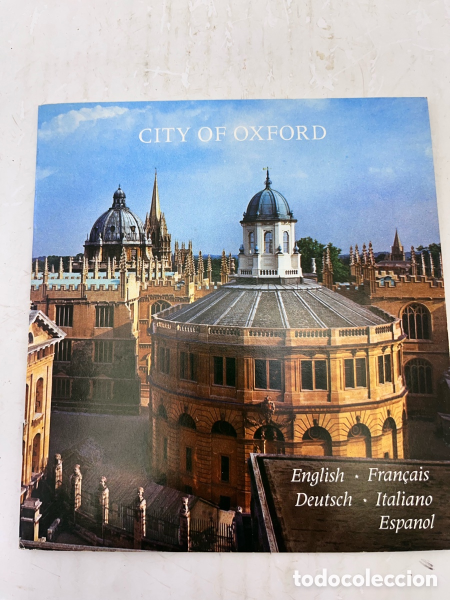 Travel Brochures: Folleto tur&iacute;stico de CITY OF OXFORD en varios idiomas