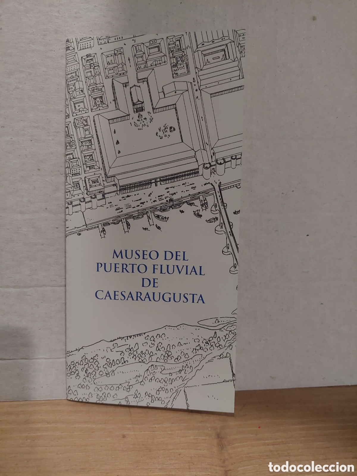 Travel Brochures: Zaragoza museo del Puerto fluvial de caesaraugusta DIPTICO