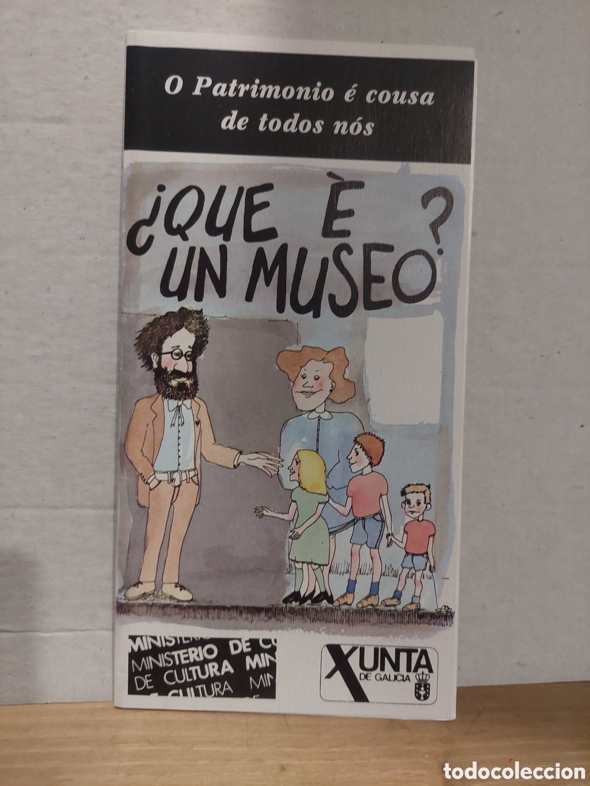 Brochures de tourisme: TRIPTICO PATRIMONIO QUE E UN MUSEO? XUNTA MUSEOS GALICIA 1985 Ourense