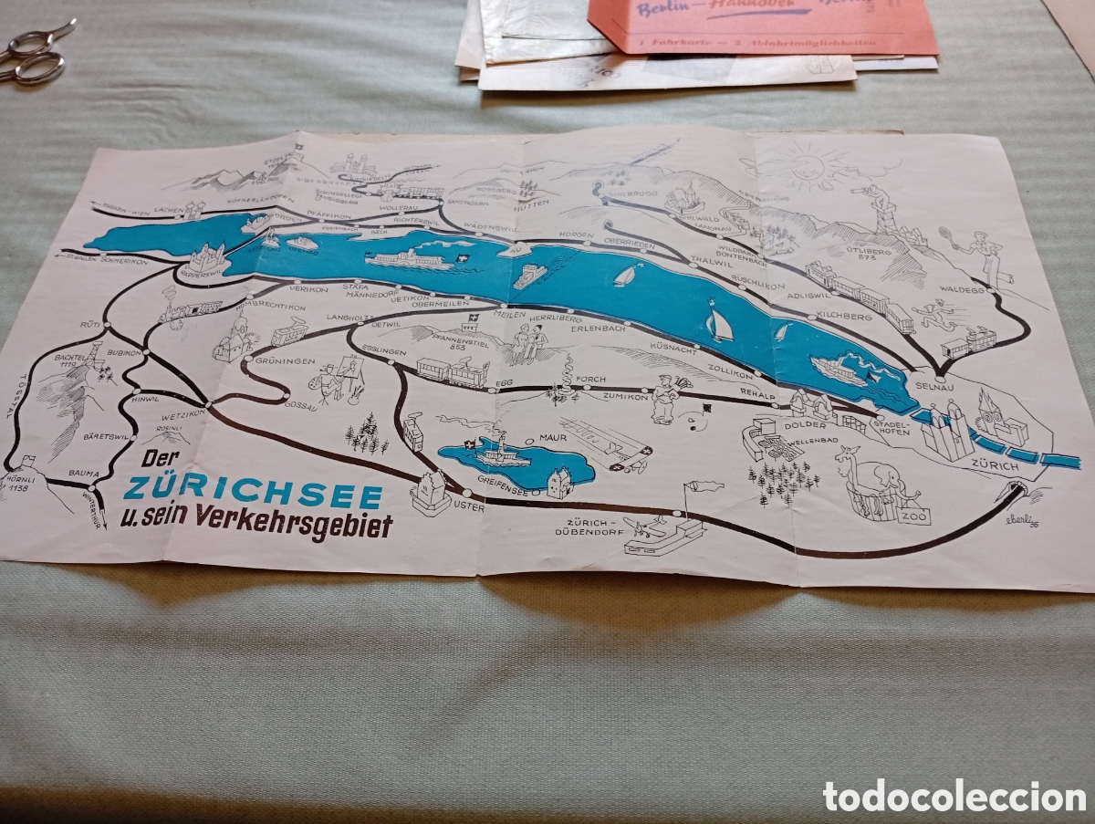 Brochures de tourisme: Folleto antiguo turismo Zurich