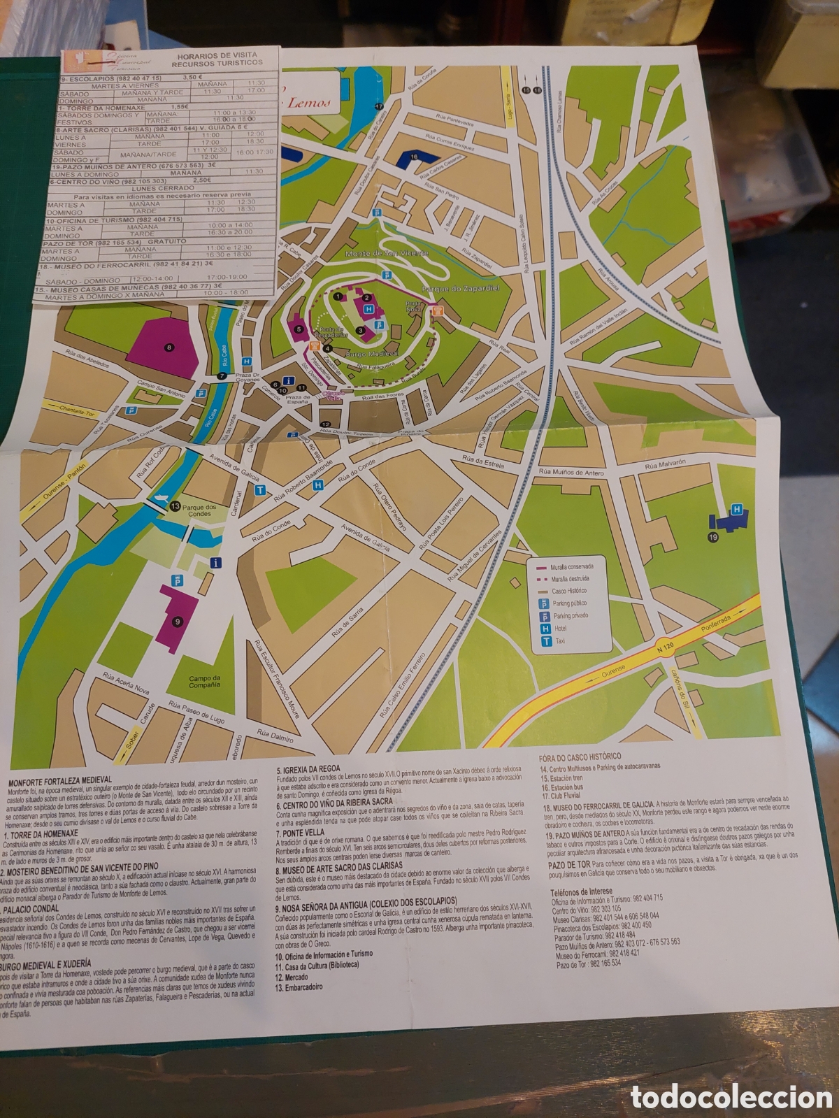 Brochures de tourisme: PAZO TOR RUTAS ARQUITECTURA ENOGRAFIA GALLEGA Ruta v&iacute;a monforte de LEMOS lugo