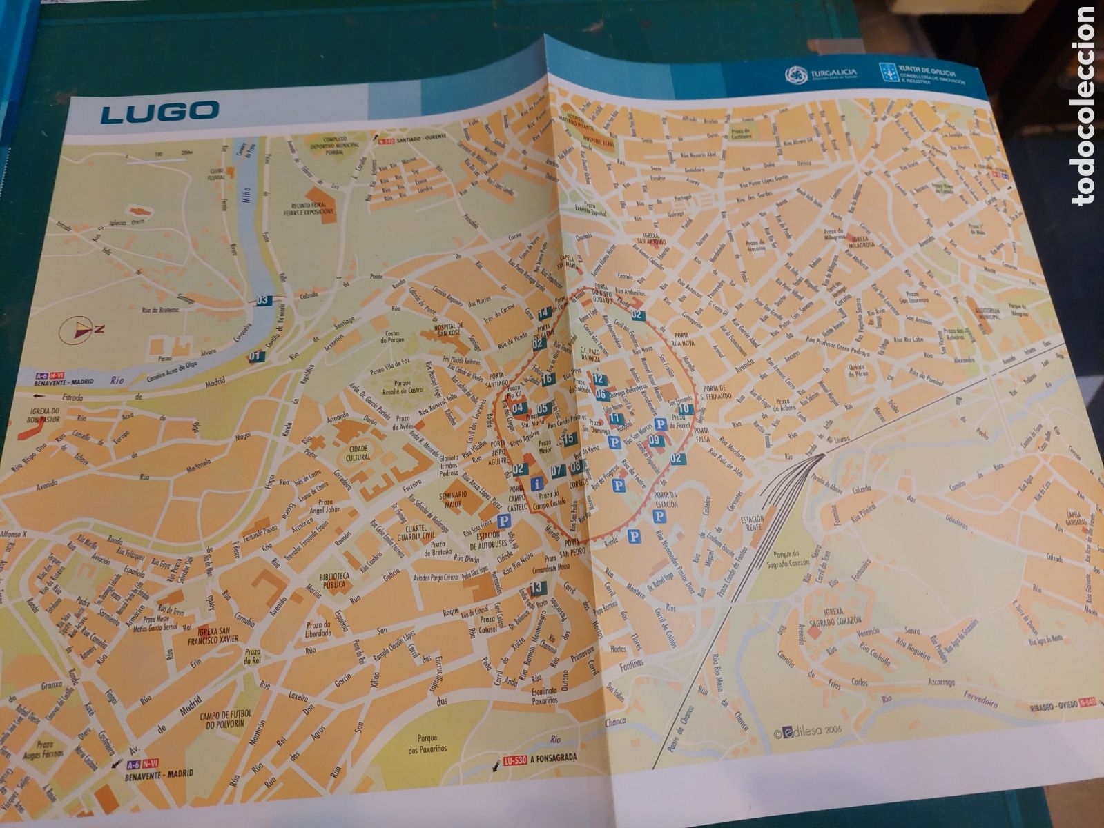 Brochures de tourisme: LUGO PLANO TUR GALICIA XUNTA