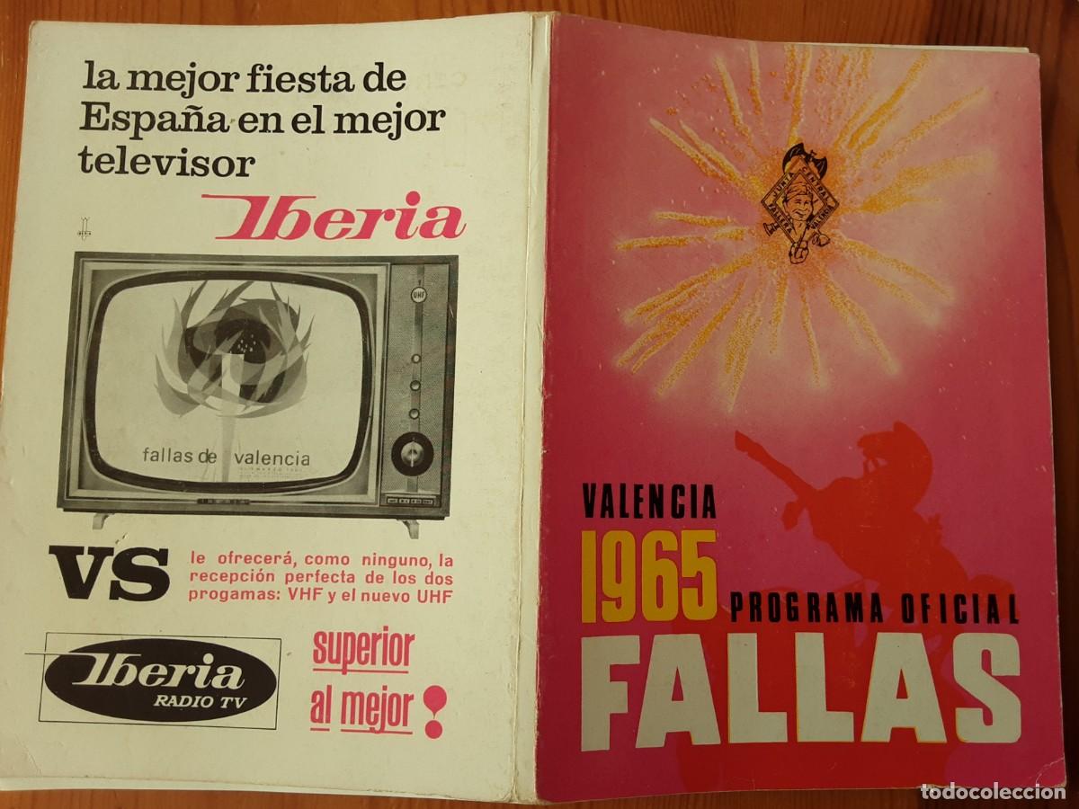 Brochures de tourisme: FALLAS VALENCIA 1965 PROGRAMA OFICIAL