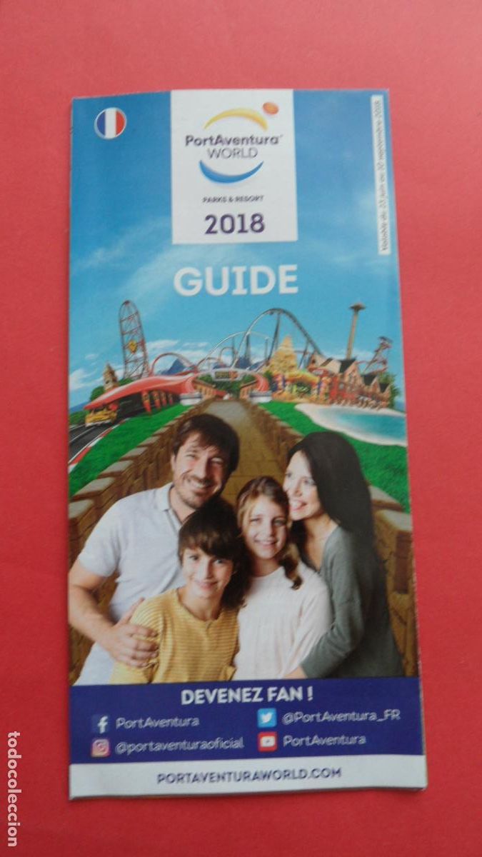 Brochures de tourisme: FOLLETO PLANO GUIA PORT AVENTURA 2018 FRANCES