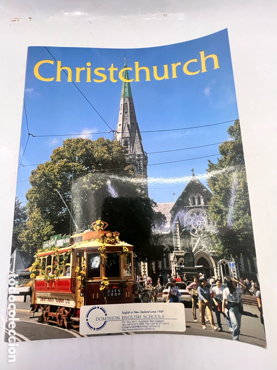 Travel Brochures: Libro tur&iacute;stico de CHRISTCHURCH Nueva Zelanda
