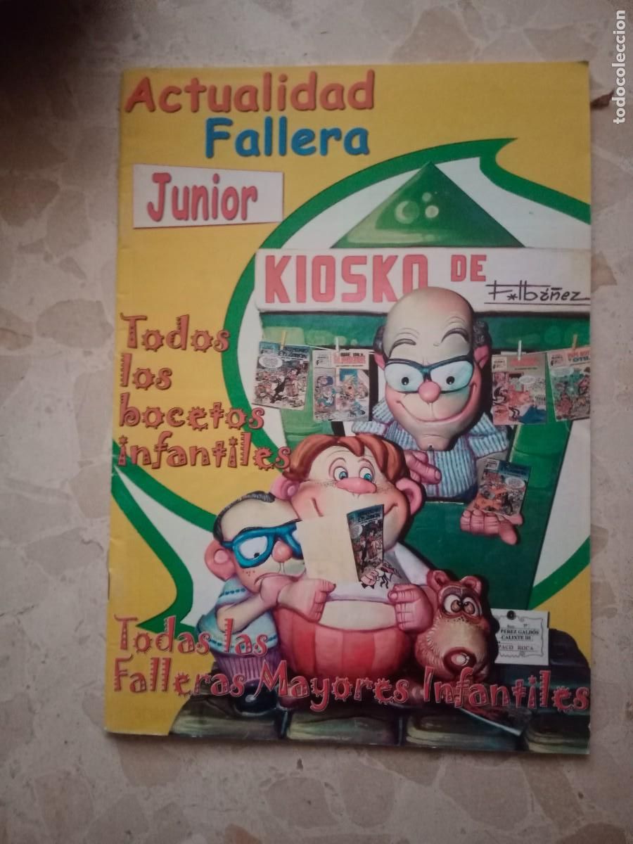 Folhetos de turismo: REVISTA ACTUALIDAD FALLERA JUNIOR - FALLERAS MAYORES INFANTILES - 2004 - FALLAS DE VALENCIA