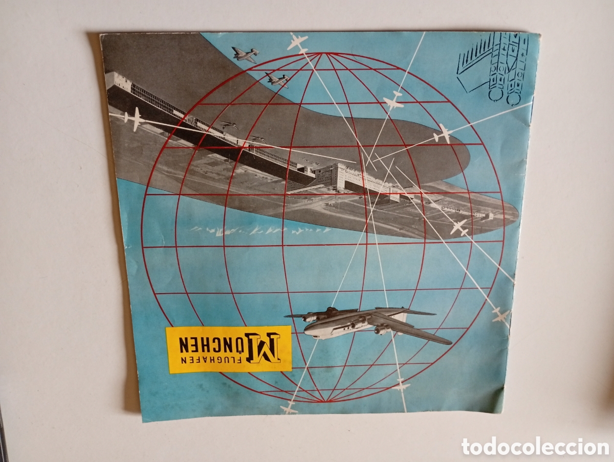 Travel Brochures: Folleto aeropuerto de Munich 1955