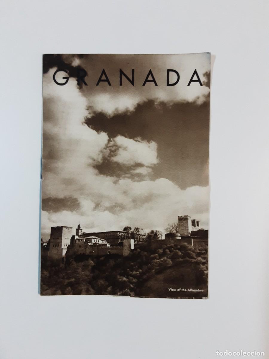 Folletos de turismo: Antiguo folleto de granada - Foto 1